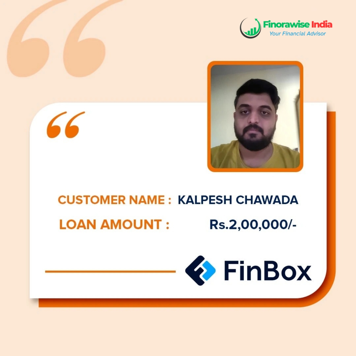 Testimonial - Kalpesh Chawada